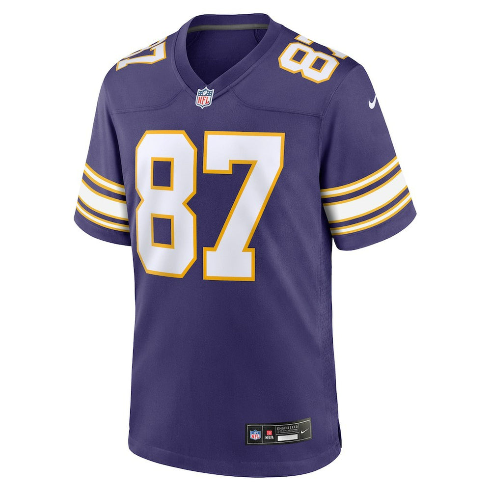 T.J. Hockenson Minnesota Vikings Classic Player Game Jersey Purple - Nike