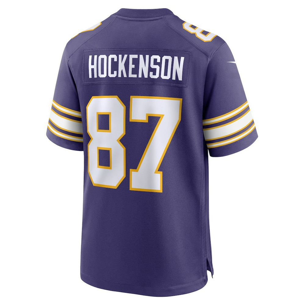 T.J. Hockenson Minnesota Vikings Classic Player Game Jersey Purple - Nike