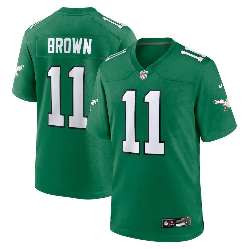 A.J. Brown Philadelphia Eagles Alternate Game Player Jersey Kelly Green - Nike