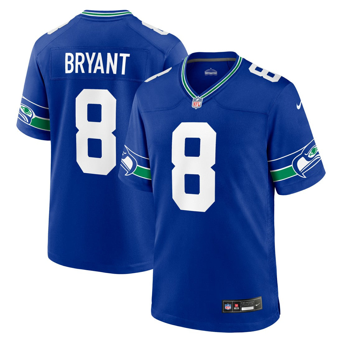 Coby Bryant Seattle Seahawks Throwback Player Game Jersey Royal - Nike