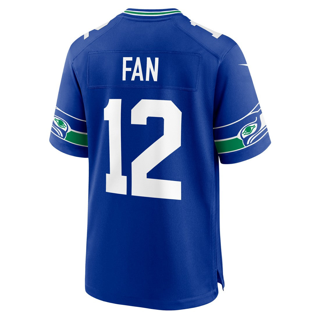 12s Seattle Seahawks Throwback Player Game Jersey - Royal | NFL Jerseys