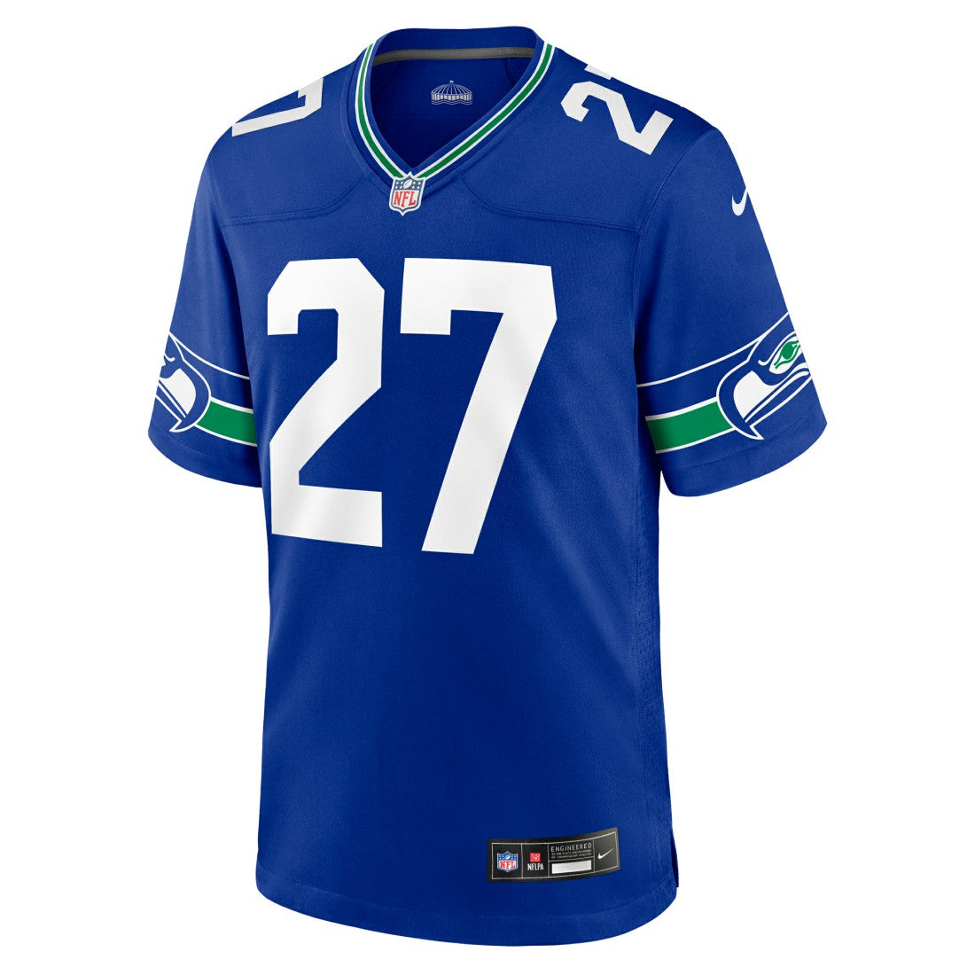 Tariq Woolen Seattle Seahawks Throwback Player Game Jersey Royal - Nike