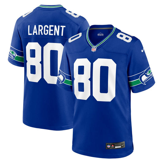 Steve Largent Seattle Seahawks Throwback Retired Player Game Jersey - Royal | NFL Jerseys