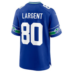 Steve Largent Seattle Seahawks Throwback Retired Player Game Jersey Royal - Nike