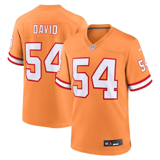 Lavonte David Tampa Bay Buccaneers Throwback Game Jersey - Orange | NFL Jerseys