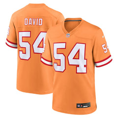 Lavonte David Tampa Bay Buccaneers Throwback Game Jersey Orange - Nike