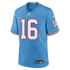 Treylon Burks Tennessee Titans Oilers Throwback Alternate Game Player Jersey Light Blue - Nike
