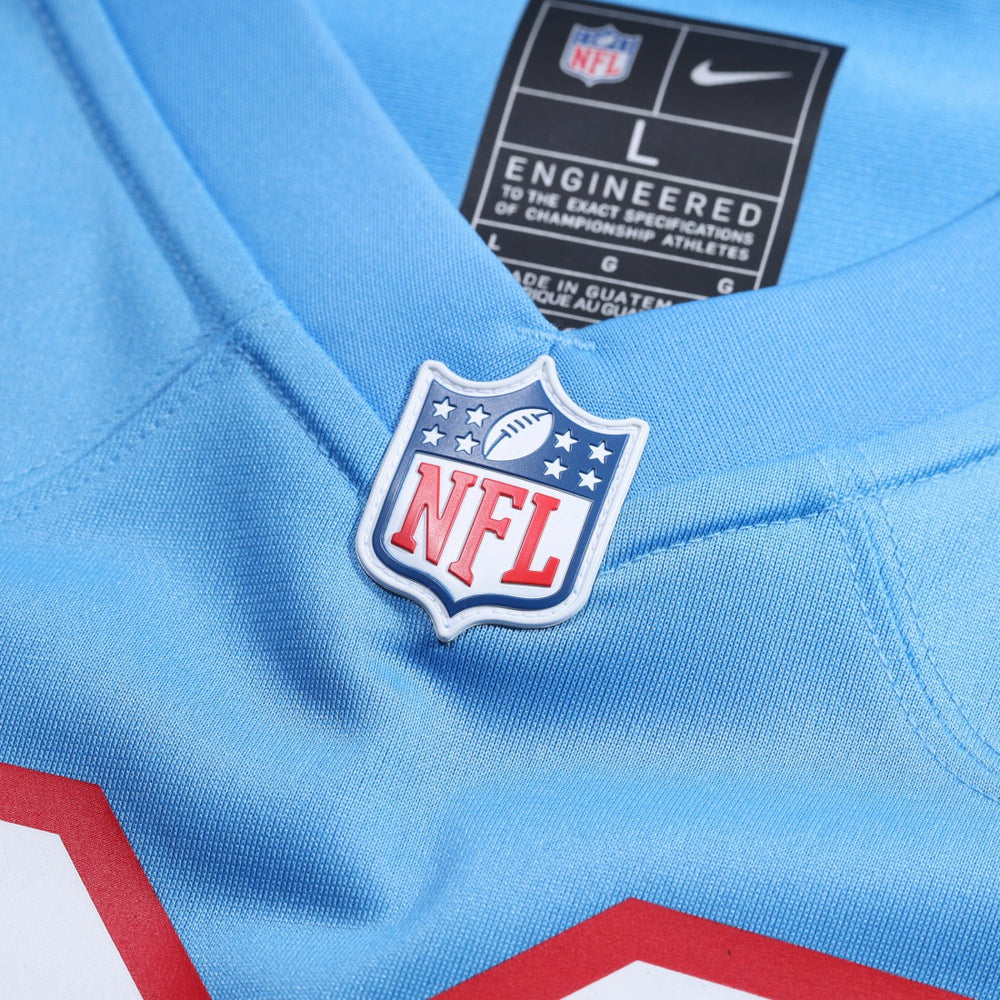 Jeffery Simmons Tennessee Titans Oilers Throwback Alternate Game Player Jersey Light Blue - Nike