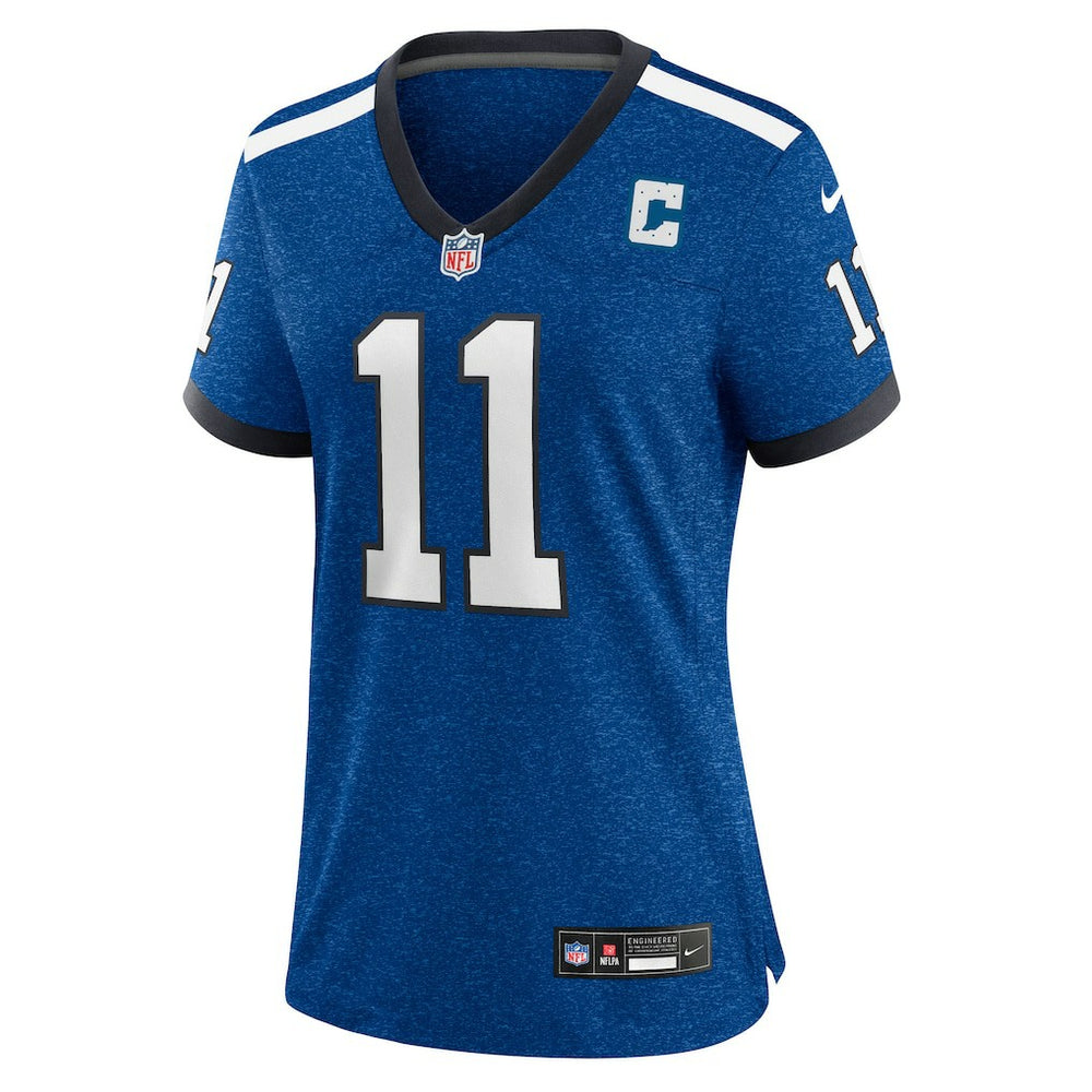 Michael Pittman Jr. Indianapolis Colts Women's Indiana Nights Alternate Game Jersey Royal - Nike