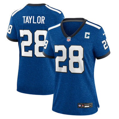 Jonathan Taylor Indianapolis Colts Women's Indiana Nights Alternate Game Jersey - Royal | NFL Jerseys