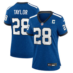 Jonathan Taylor Indianapolis Colts Women's Indiana Nights Alternate Game Jersey Royal - Nike