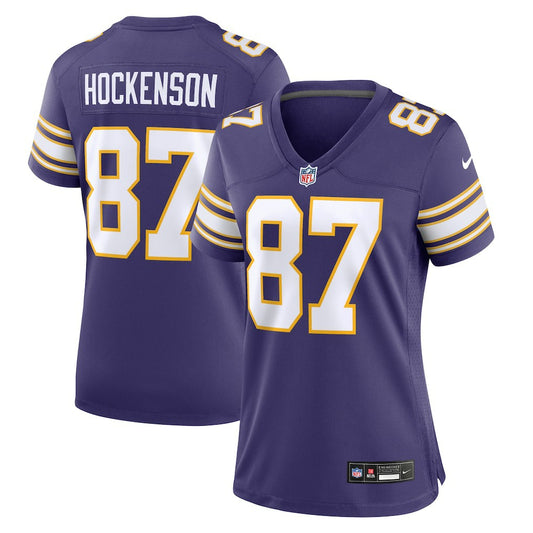 T.J. Hockenson Minnesota Vikings Women's Player Jersey - Purple | NFL Jerseys