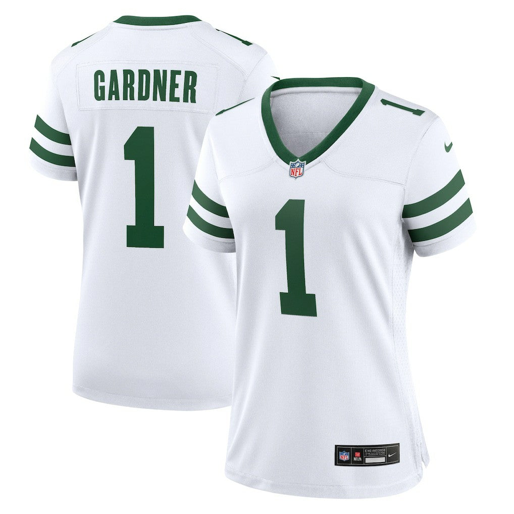 Ahmad Sauce Gardner New York Jets Women's Game Jersey - Legacy White | NFL Jerseys