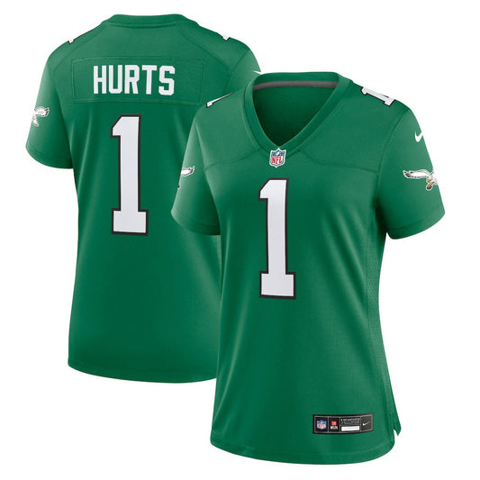 Jalen Hurts Philadelphia Eagles Women's Game Player Jersey - Kelly Green | NFL Jerseys