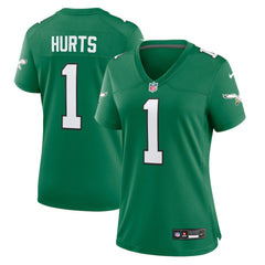 Jalen Hurts Philadelphia Eagles Women's Game Player Jersey Kelly Green - Nike