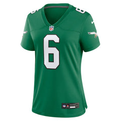DeVonta Smith Philadelphia Eagles Women's Player Jersey Kelly Green - Nike