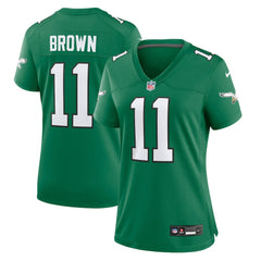 A.J. Brown Philadelphia Eagles Women's Player Jersey Kelly Green - Nike