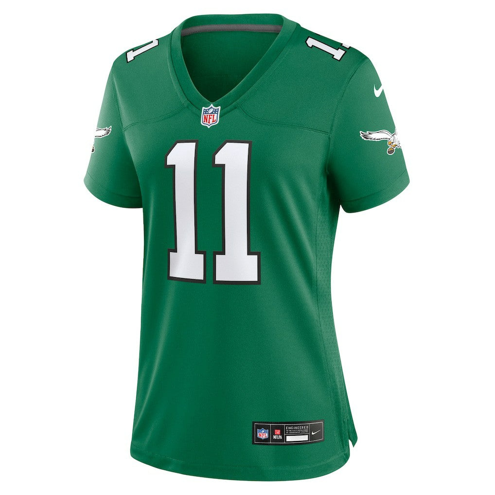 A.J. Brown Philadelphia Eagles Women's Player Jersey Kelly Green - Nike