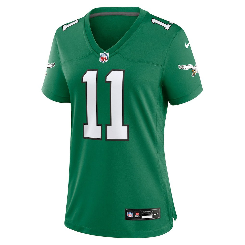 A.J. Brown Philadelphia Eagles Women's Player Jersey Kelly Green - Nike