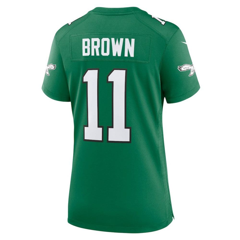 A.J. Brown Philadelphia Eagles Women's Player Jersey Kelly Green - Nike