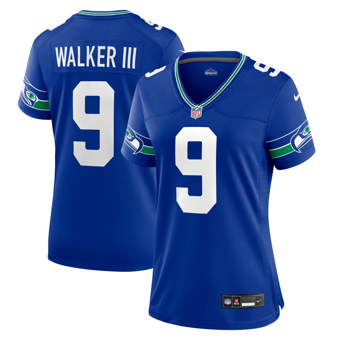 Kenneth Walker III Seattle Seahawks Women's Player Jersey Royal - Nike