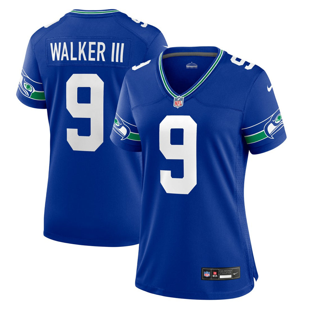 Kenneth Walker III Seattle Seahawks Women's Player Jersey Royal - Nike