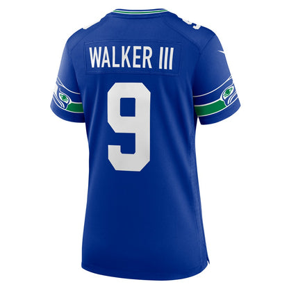 Kenneth Walker III Seattle Seahawks Women's Player Jersey - Royal | NFL Jerseys
