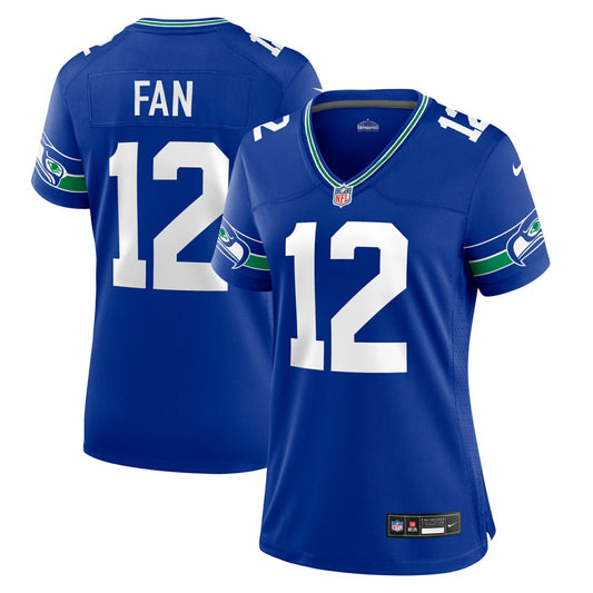 12s Seattle Seahawks Women's Player Jersey - Royal | NFL Jerseys