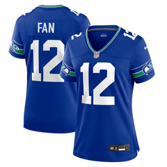 12s Seattle Seahawks Women's Player Jersey Royal - Nike
