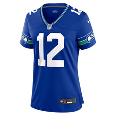 12s Seattle Seahawks Women's Player Jersey Royal - Nike