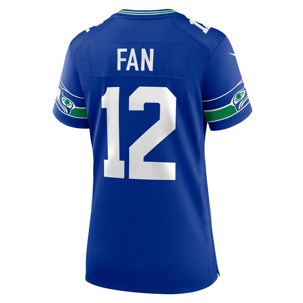 12s Seattle Seahawks Women's Player Jersey Royal - Nike
