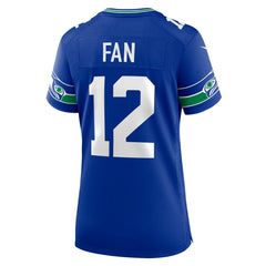 12s Seattle Seahawks Women's Player Jersey Royal - Nike