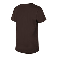 Cleveland Browns New Era Girls Youth Reverse Sequin V-Neck T-Shirt Brown - NFL