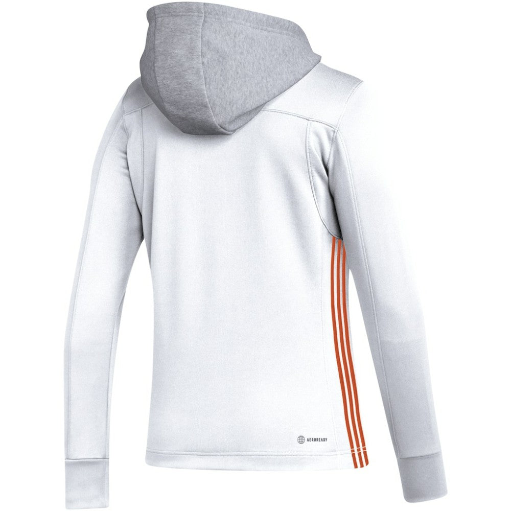 Philadelphia Flyers - adidas Women's Refresh Skate Lace AEROREADY Pullover Hoodie White