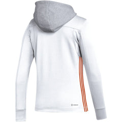 Philadelphia Flyers - adidas Women's Refresh Skate Lace AEROREADY Pullover Hoodie White