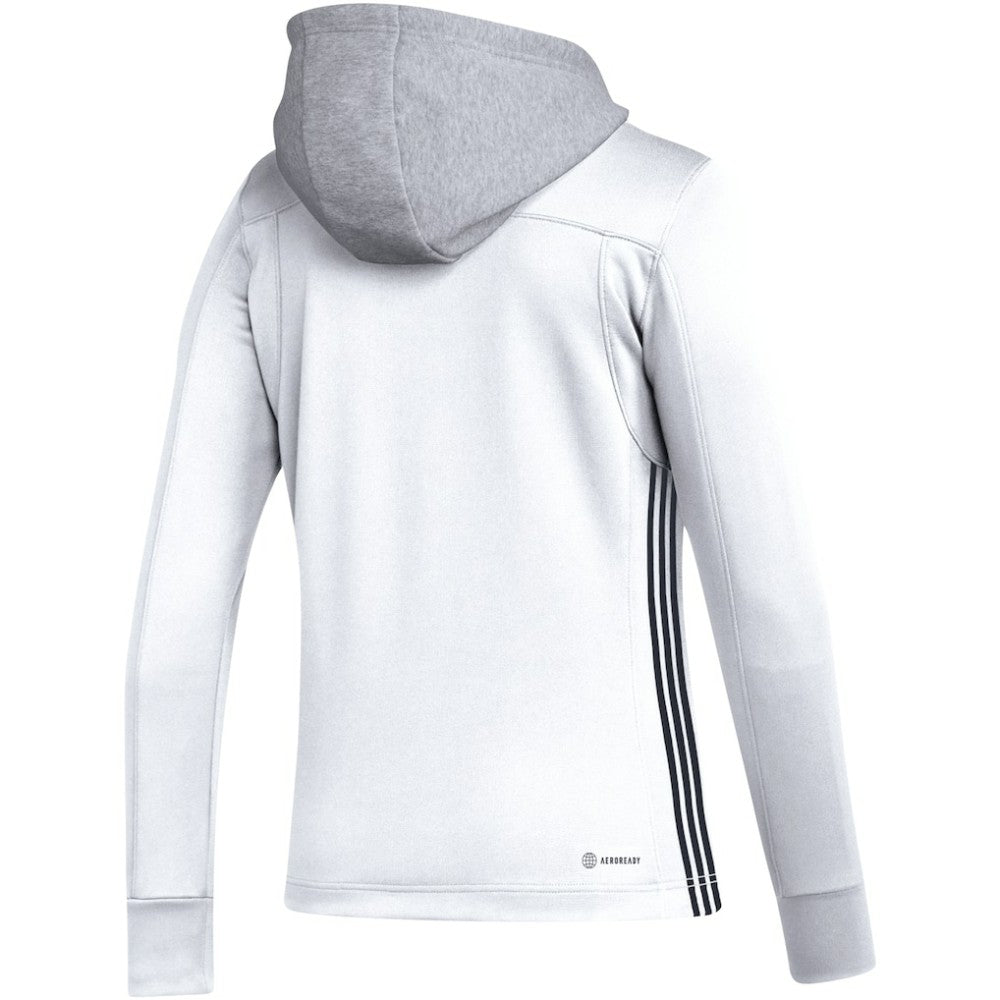 Los Angeles Kings - adidas Women's Refresh Skate Lace AEROREADY Pullover Hoodie White