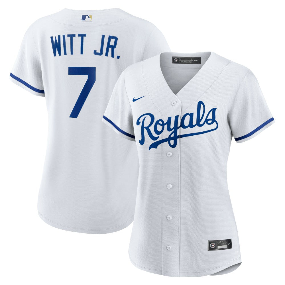 Bobby Witt Jr. Kansas City Royals Nike Women's Home Replica Player Jersey - White | MLB Jerseys