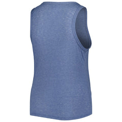 Atlanta Braves Soft as a Grape Women's Plus Size High Neck Tri-Blend Tank Top Sale
