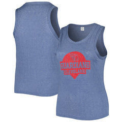 Cleveland Guardians Soft as a Grape Women's Plus Size High Neck Tri-Blend Tank Top On Sale