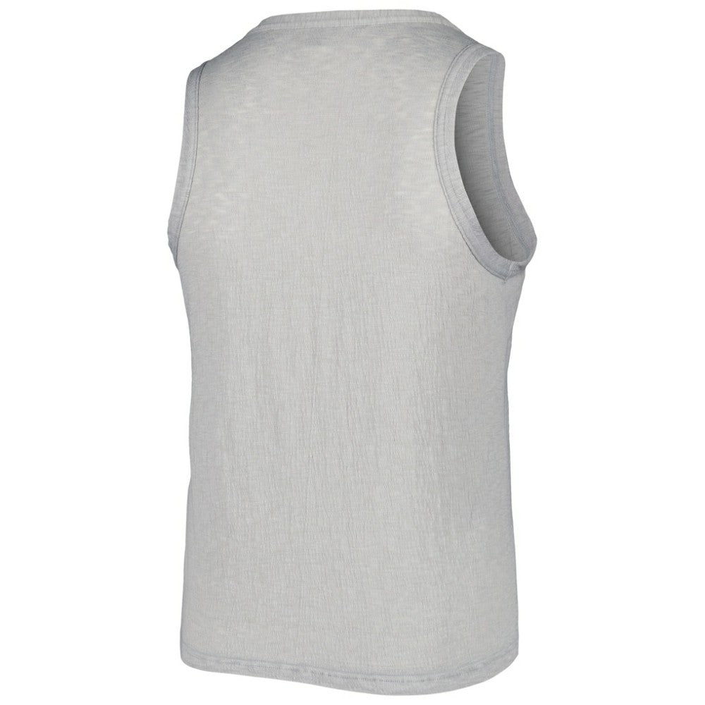 Chicago White Sox Soft as a Grape Women's Plus Size High Neck Tri-Blend Tank Top Clearance