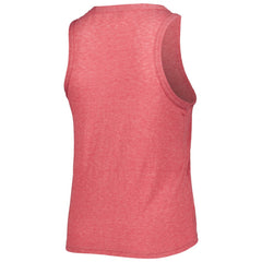 Los Angeles Angels Soft as a Grape Women's Plus Size High Neck Tri-Blend Tank Top for sale