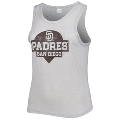 San Diego Padres Soft as a Grape Women's Plus Size High Neck Tri-Blend Tank Top Sale