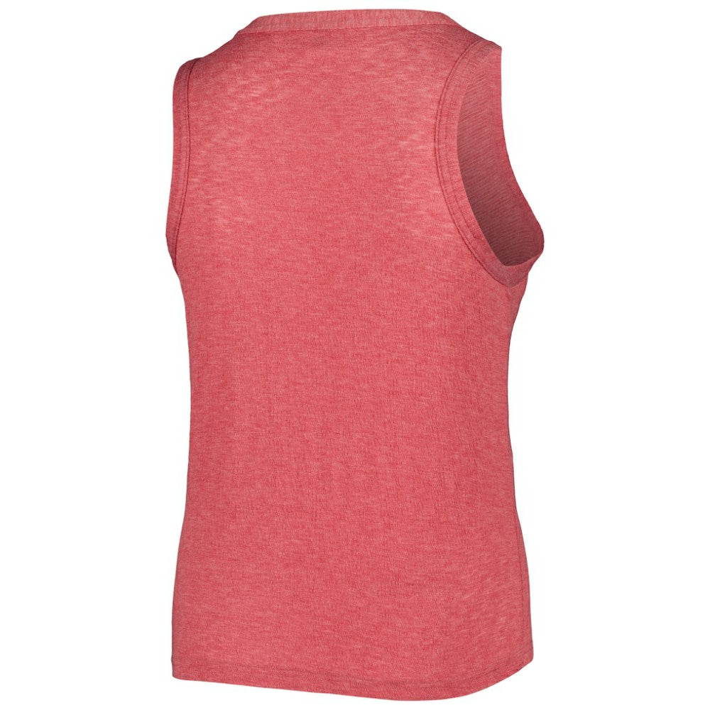 Washington Nationals Soft as a Grape Women's Plus Size High Neck Tri-Blend Tank Top Sale