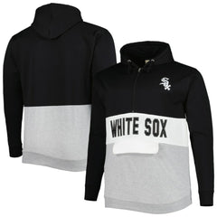 Chicago White Sox Big & Tall Fleece Half-Zip Hoodie for sale