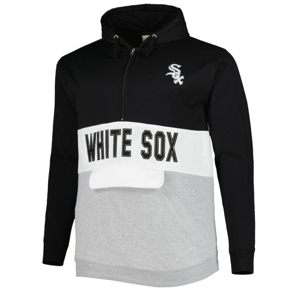 Chicago White Sox Big & Tall Fleece Half-Zip Hoodie for sale