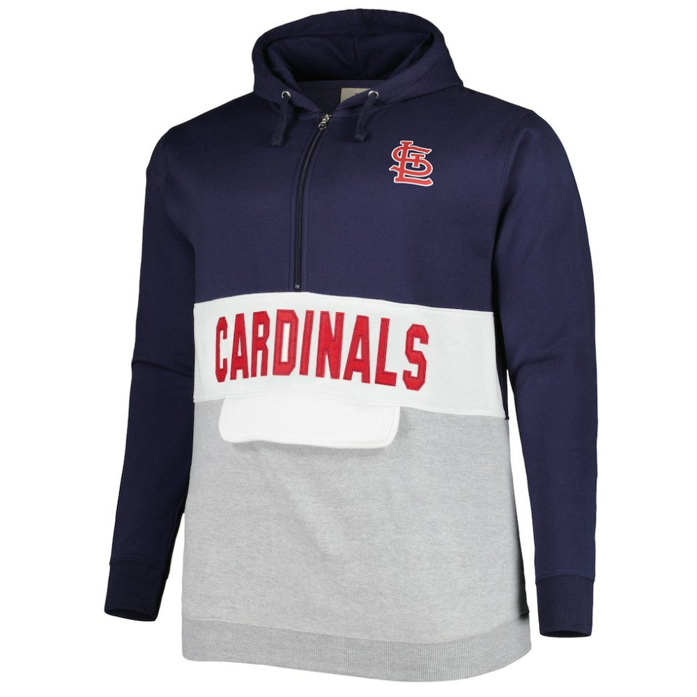 St. Louis Cardinals Big & Tall Fleece Half-Zip Hoodie Near Me