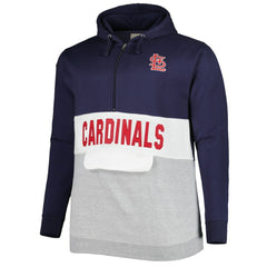 St. Louis Cardinals Big & Tall Fleece Half-Zip Hoodie Near Me