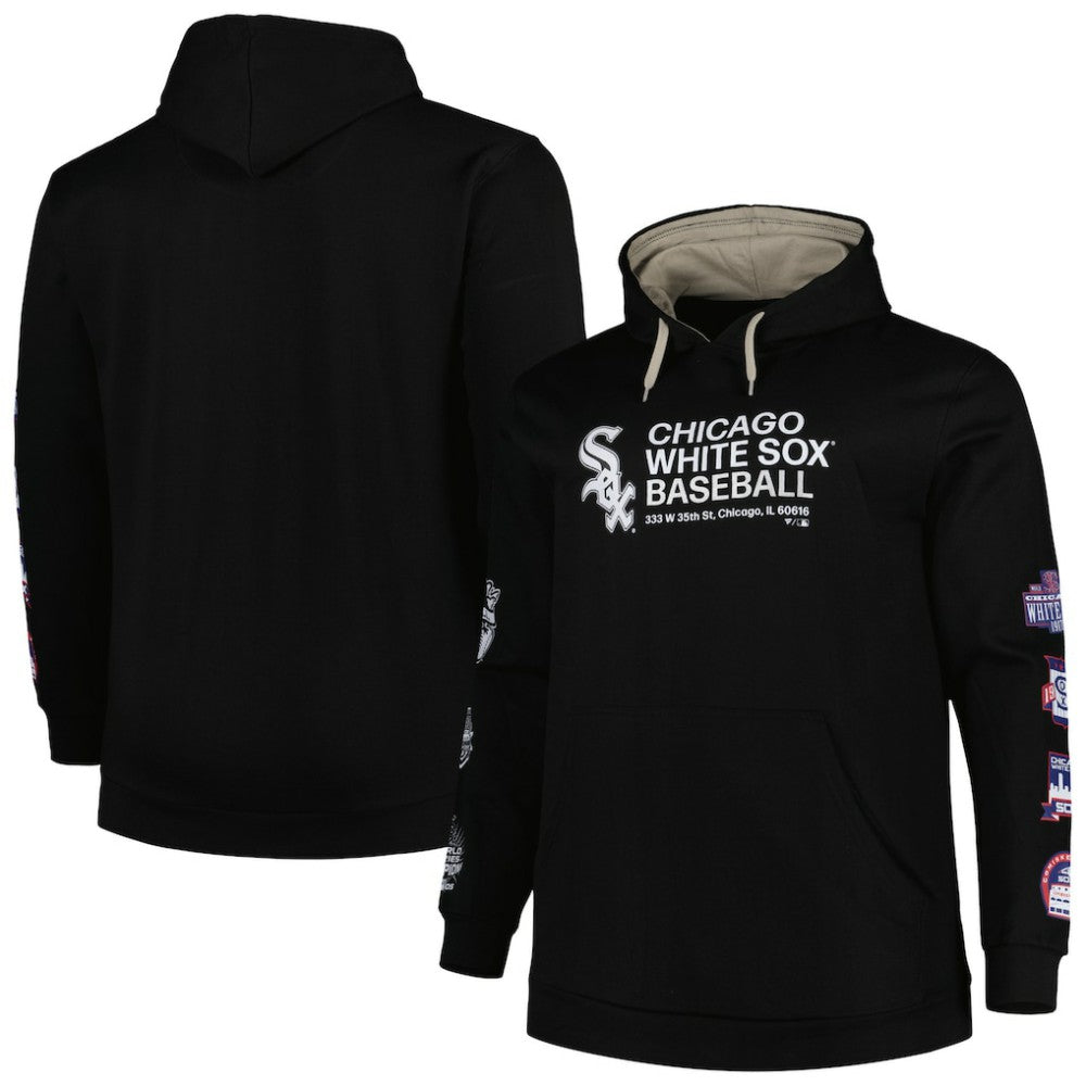 Chicago White Sox Big & Tall Fleece Pullover Hoodie Lifestyle