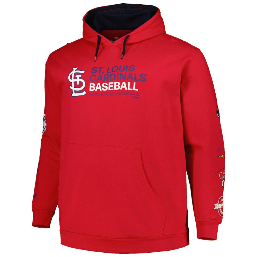 St. Louis Cardinals Big & Tall Fleece Pullover Hoodie Sale