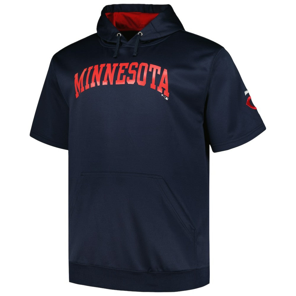 Minnesota Twins Profile Big & Tall Contrast Short Sleeve Pullover Hoodie Online